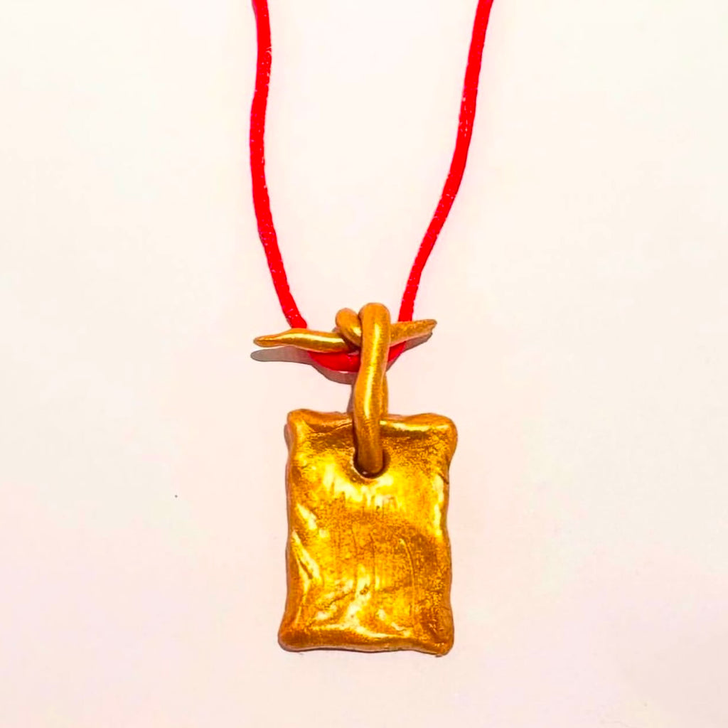 Barbed wire Charm necklace
