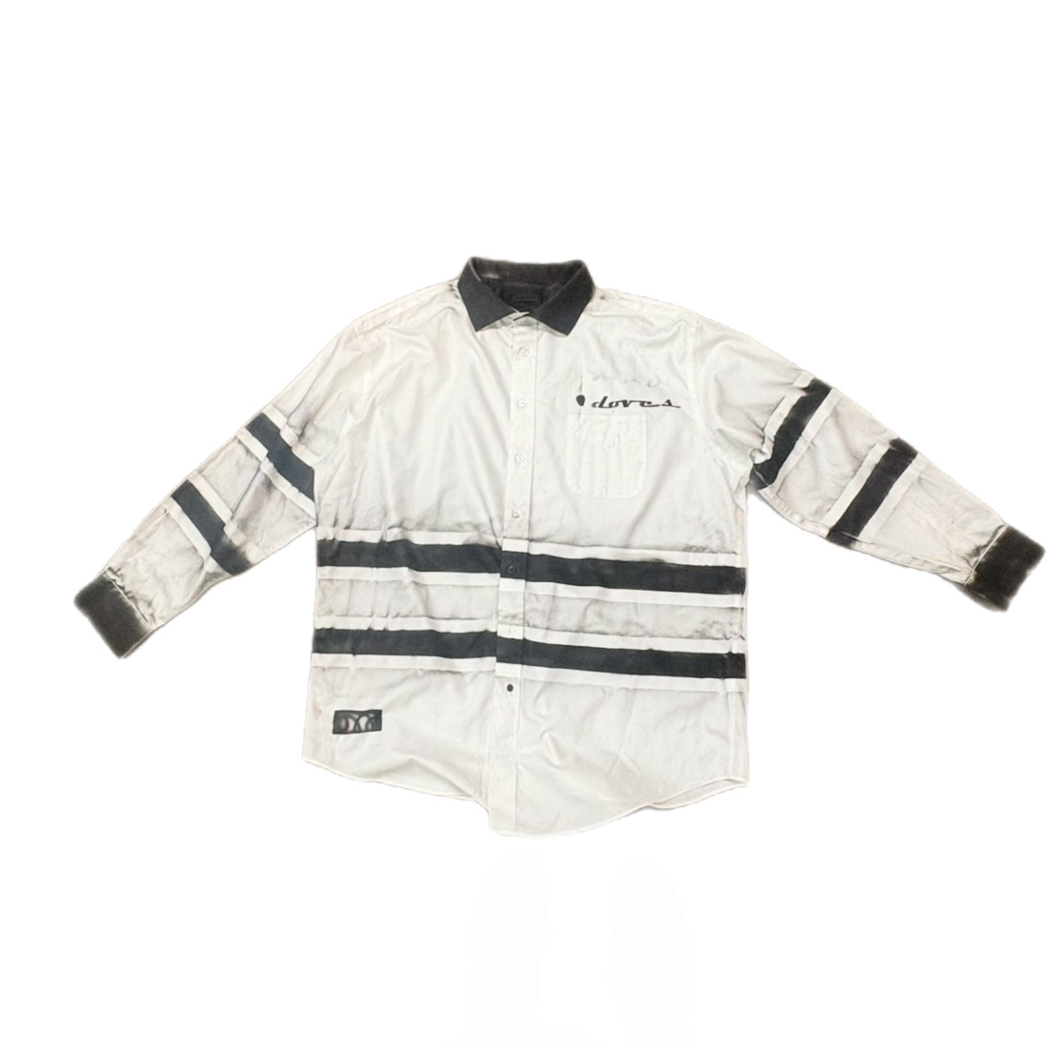 Black Collar Button Down